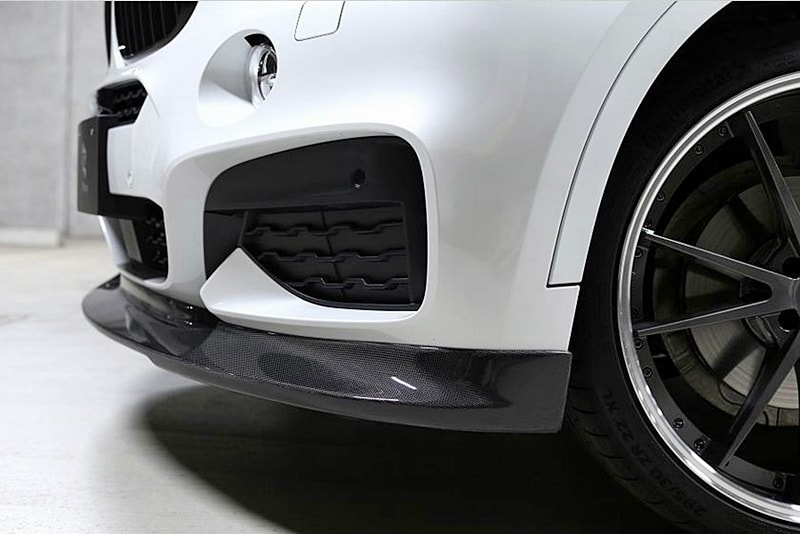 F16 - 3D Design style Carbon Front Lip Spoiler 03